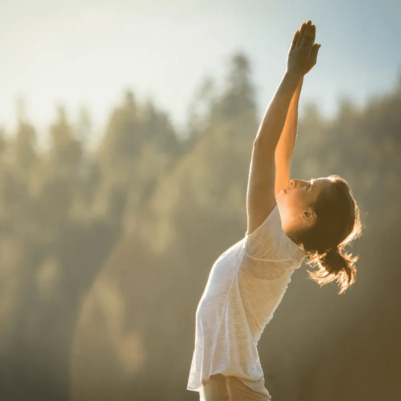 Yoga am Morgen